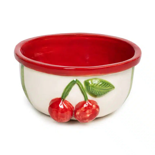 Petite Cherry Handmade Ceramic Limited Edition Decorative Bowl