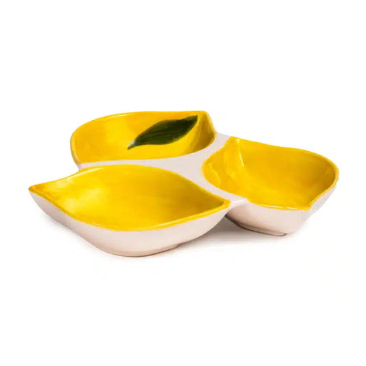 Petite Lemon Handmade Ceramic Snack Bowl