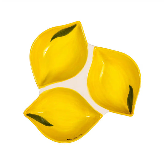 Petite Lemon Handmade Ceramic Snack Bowl