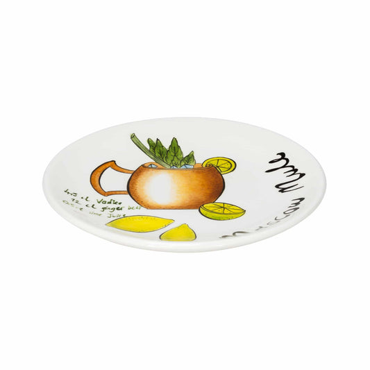 Moscow Mule Pop-Up Cocktail Handmade Ceramic Plate 18 cm