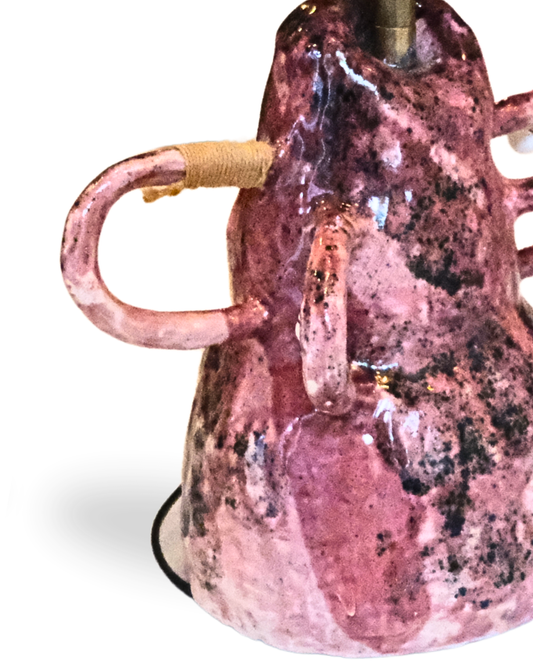 Roselight Handmade Pink Ceramic Lamp