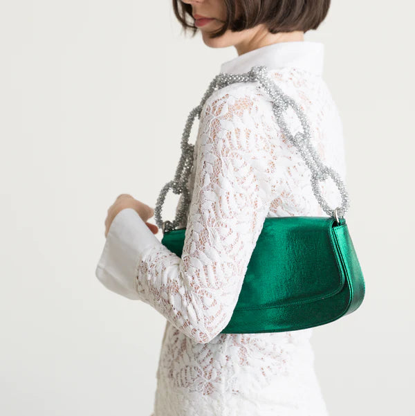Soho In Classic Green Satin