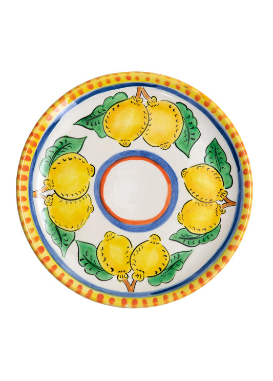 Sicilian Lemon Handmade Ceramic Dinner Plate (30 cm)