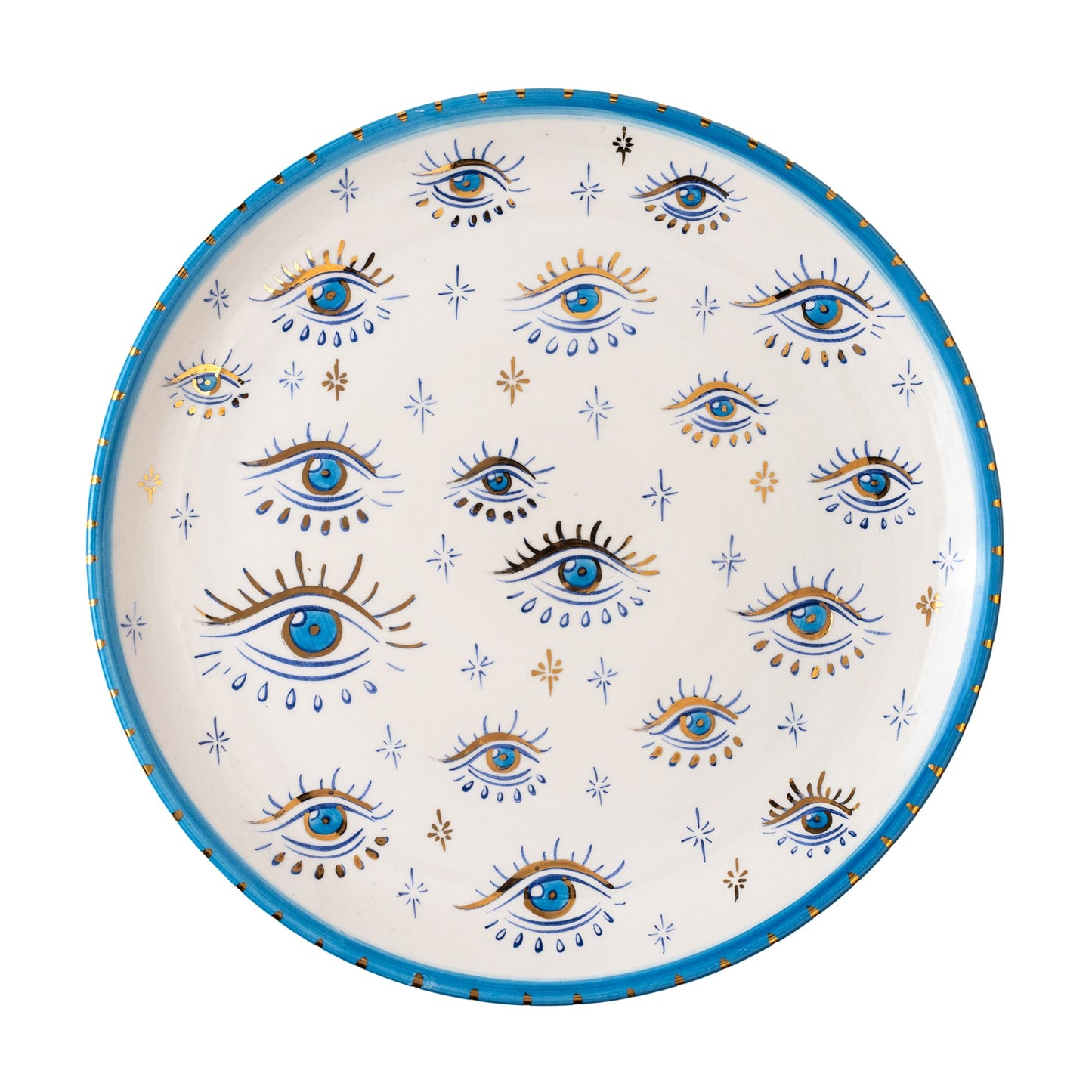 Inner Eye Handmade Signature Eye Ceramic Dinner Plate (30 cm)