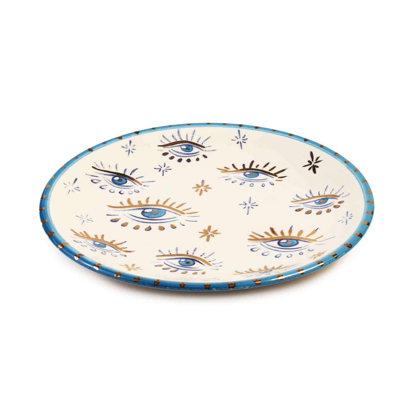 Inner Eye Handmade Signature Eye Ceramic Dinner Plate (30 cm)