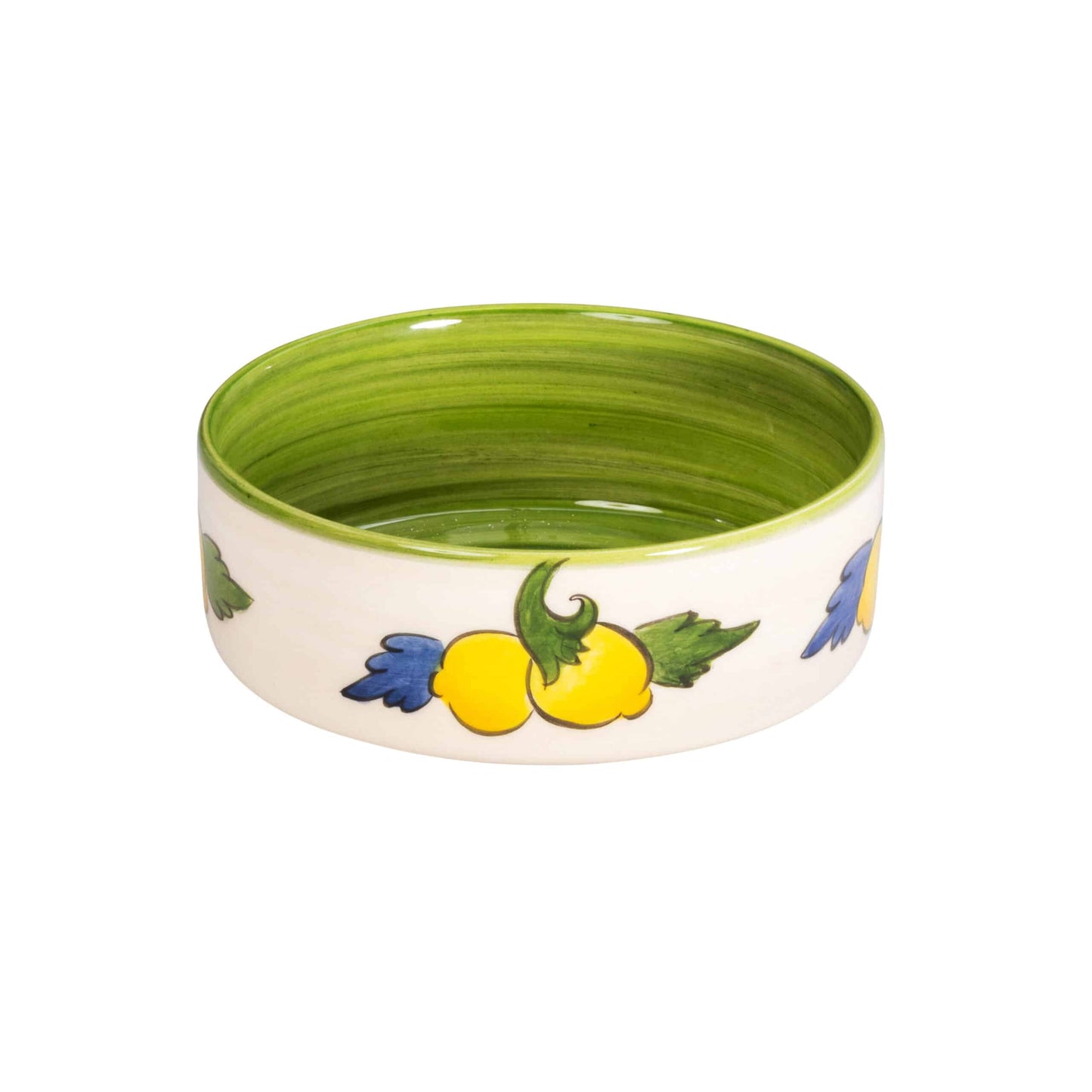 Sorrento Lemon Handmade Ceramic Green Midi Bowl
