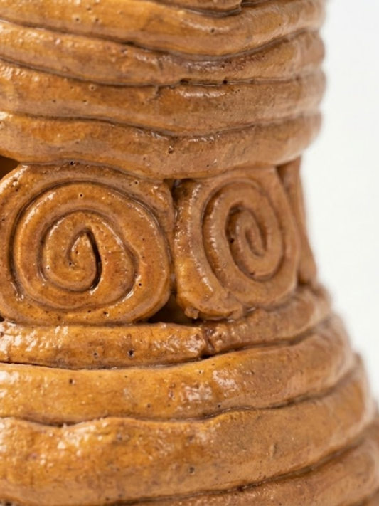 Terran Root Handmade Rustic Brown Vase