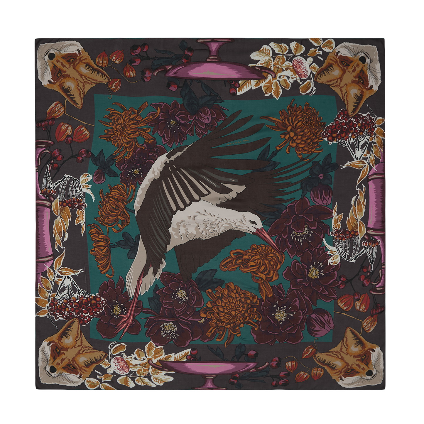 The Fox and The Stork - Scarf