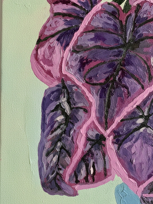 The Negative - 50×50cm Figurative Contemporary Expressionism Oil Painting