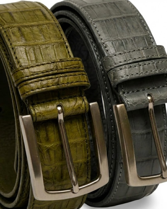 Vimont - Croco Leather Belt