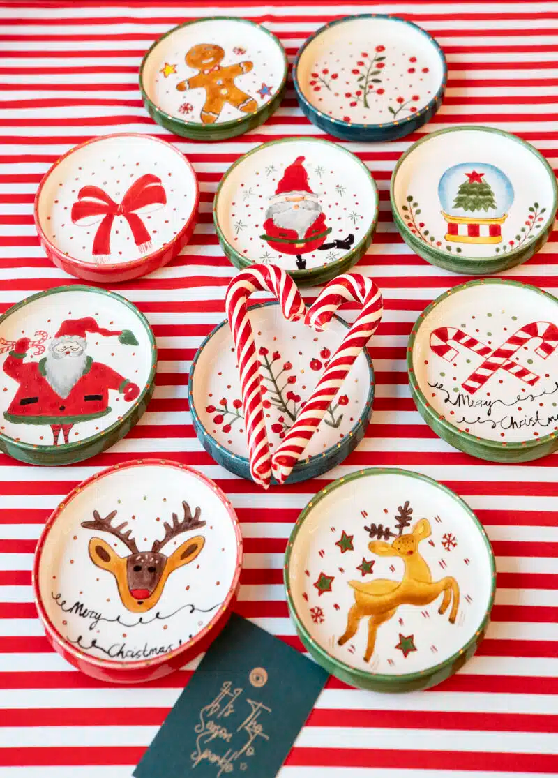 Xmas Mini Plate 10-Piece – Festive Set