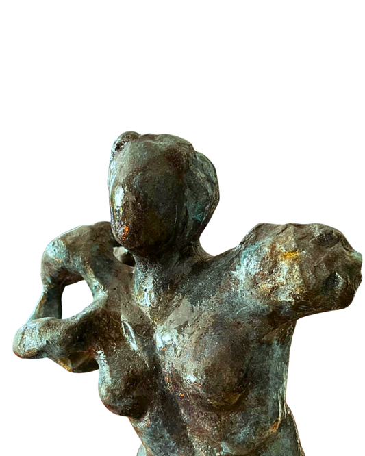 Connection 58 x 34 x 34 cm Handmade Ceramic & Mixed Media Sculpture