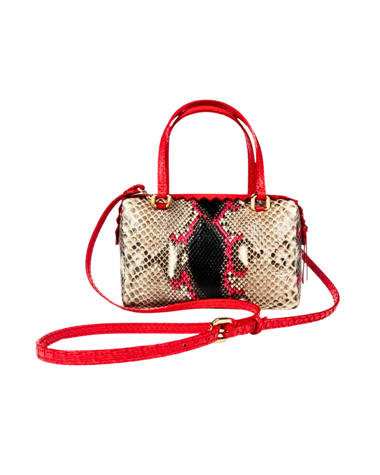Delaware Italian Python Leather Handbag