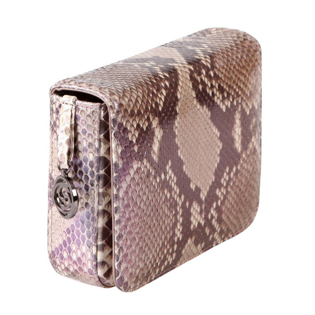 Downing Italian Python Leather Handbag