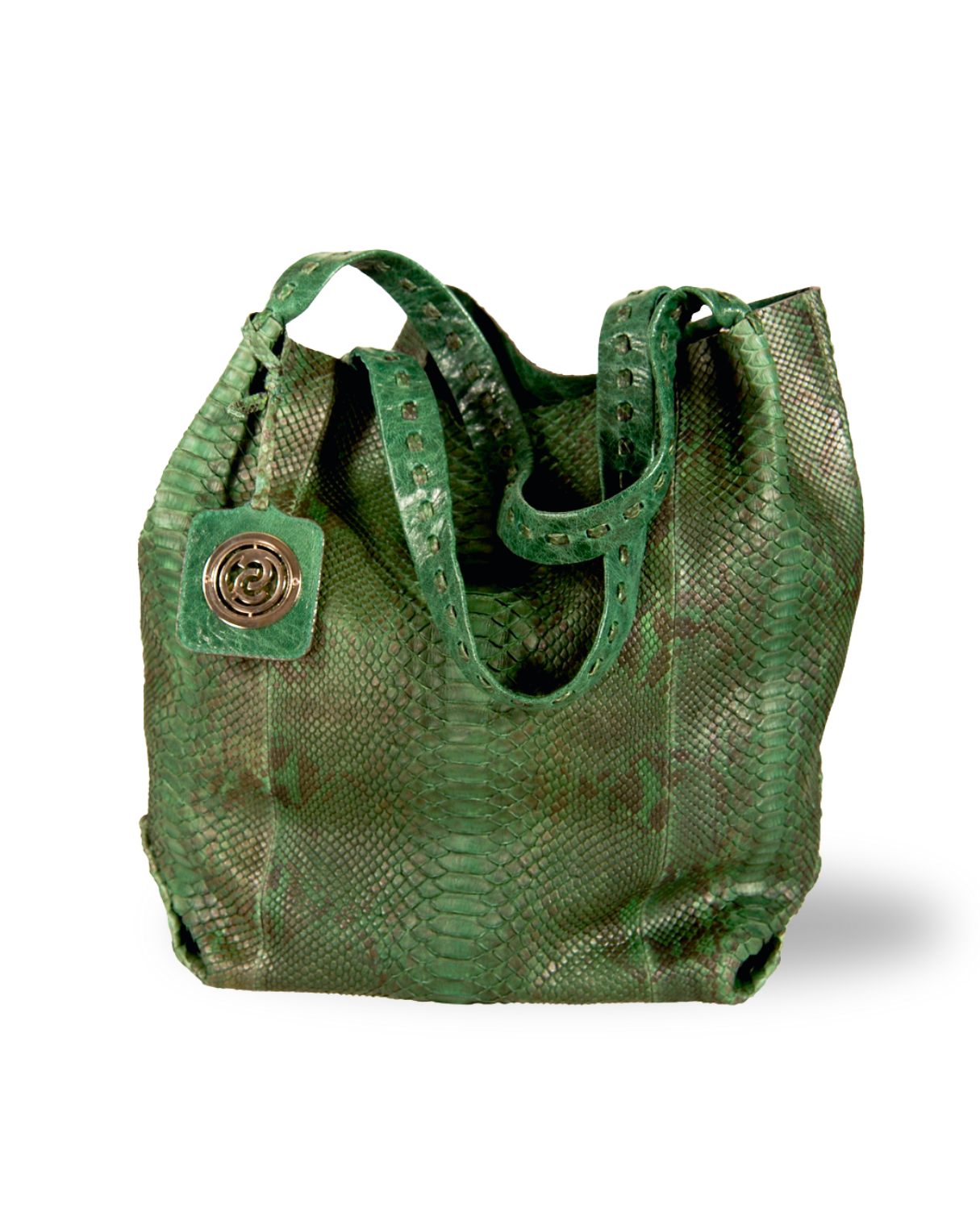 Texas Italian Python Leather Shoulder Bag