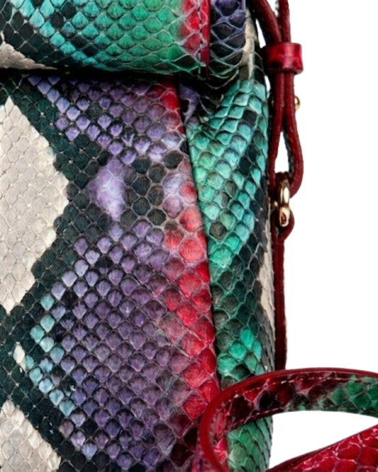 Jimilia Italian Python Leather Handbag