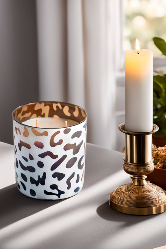 Hayvan Desenli Mum Serisi