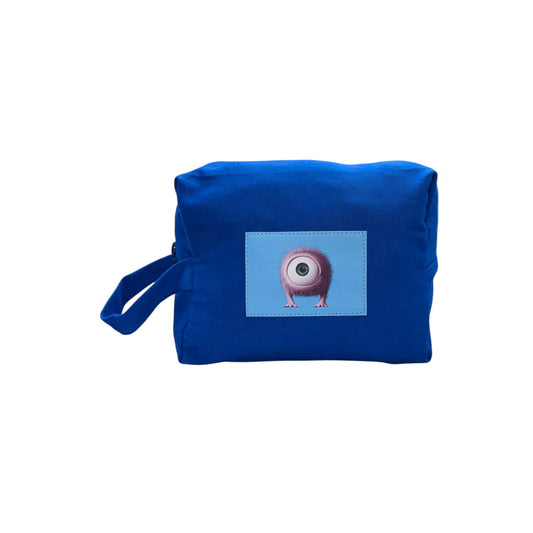 Mavi Makyaj Çantası