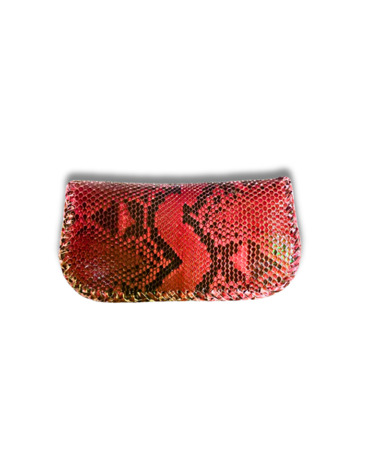 Milano Italian Python Clutch Handbag