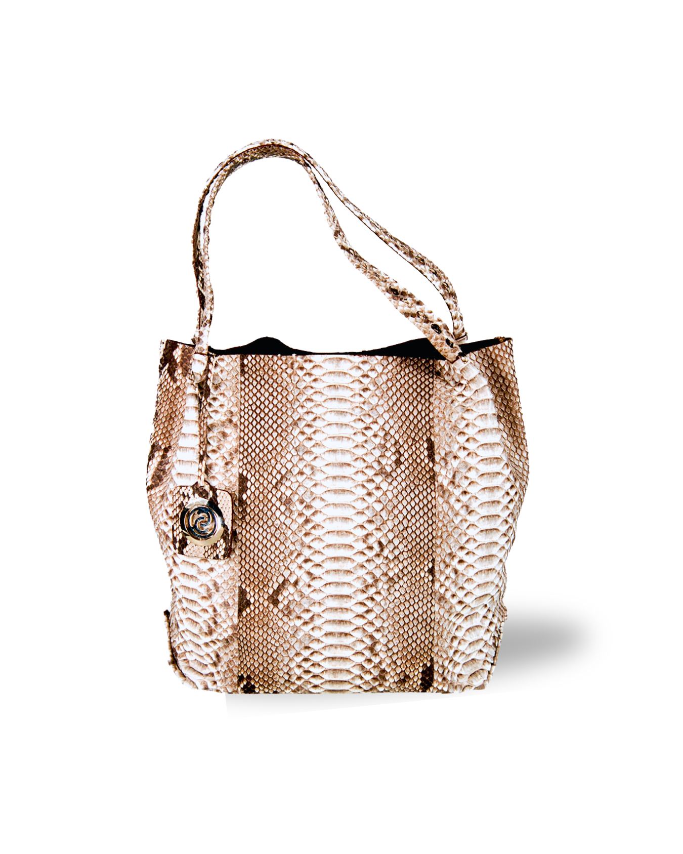 Texas Italian Python Leather Shoulder Bag