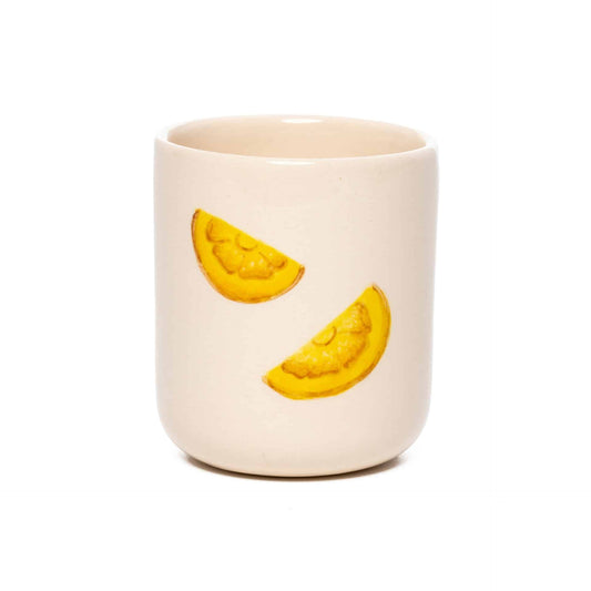 Amalfi Coast Two-Slice Lemons Handmade Ceramic Mug