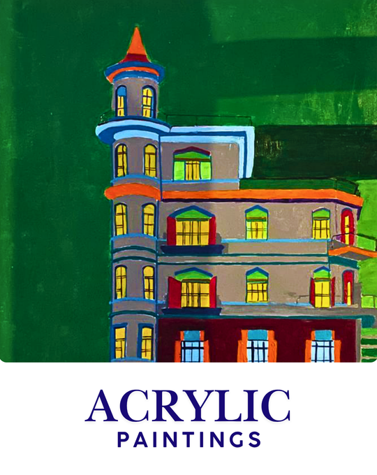 MUBERRA GULOKSUZ - ACRYLIC PAINTINGS