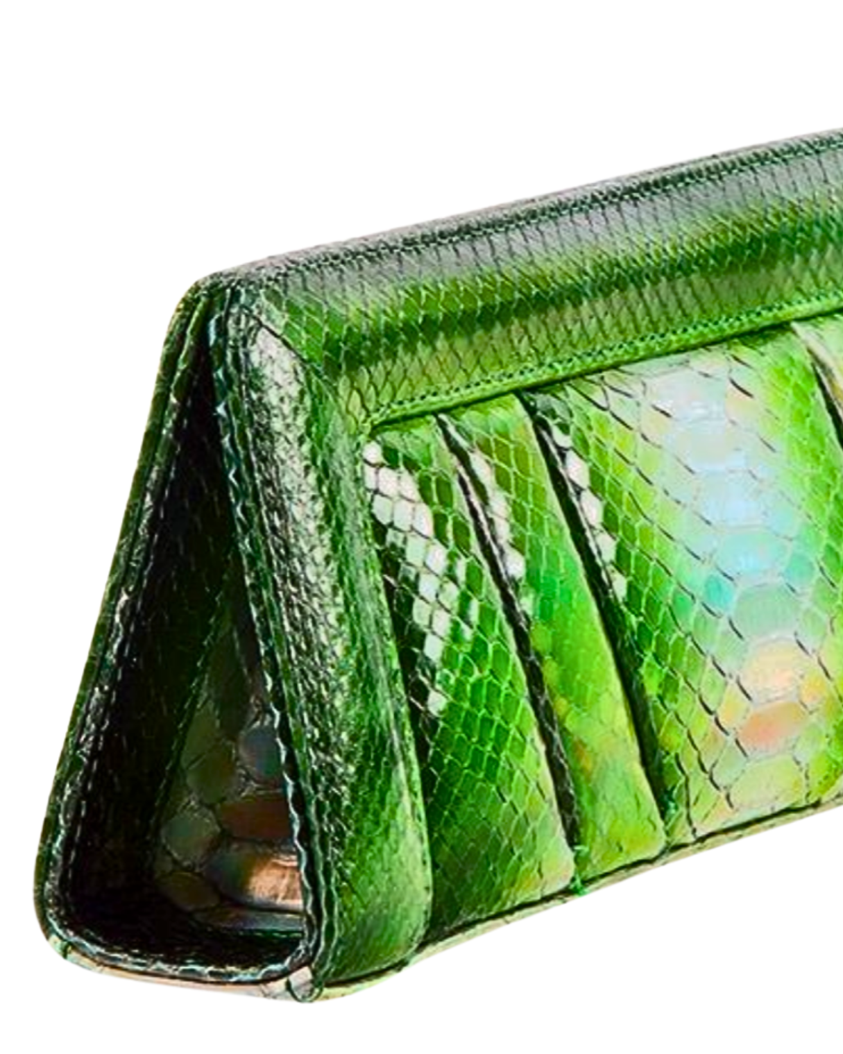 Malibu Italian Python Clutch Handbag