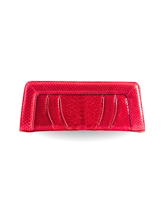 Malibu Italian Python Clutch Handbag