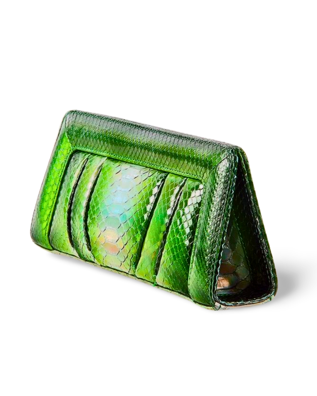 Malibu Italian Python Clutch Handbag