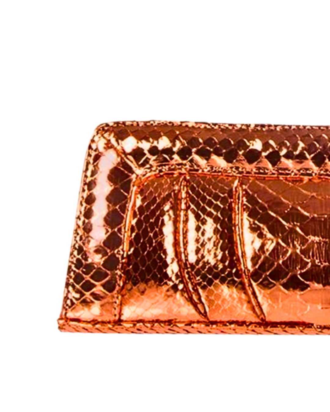 Malibu Italian Python Clutch Handbag