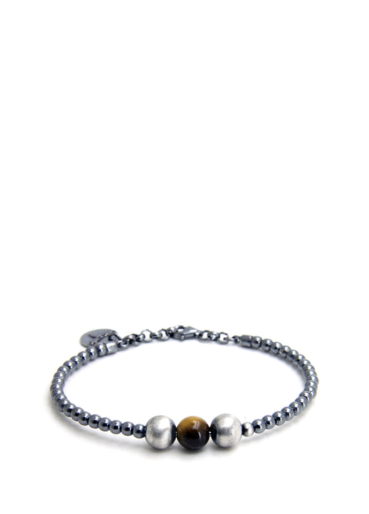 Men’s Triple Ball Silver Bracelet 2