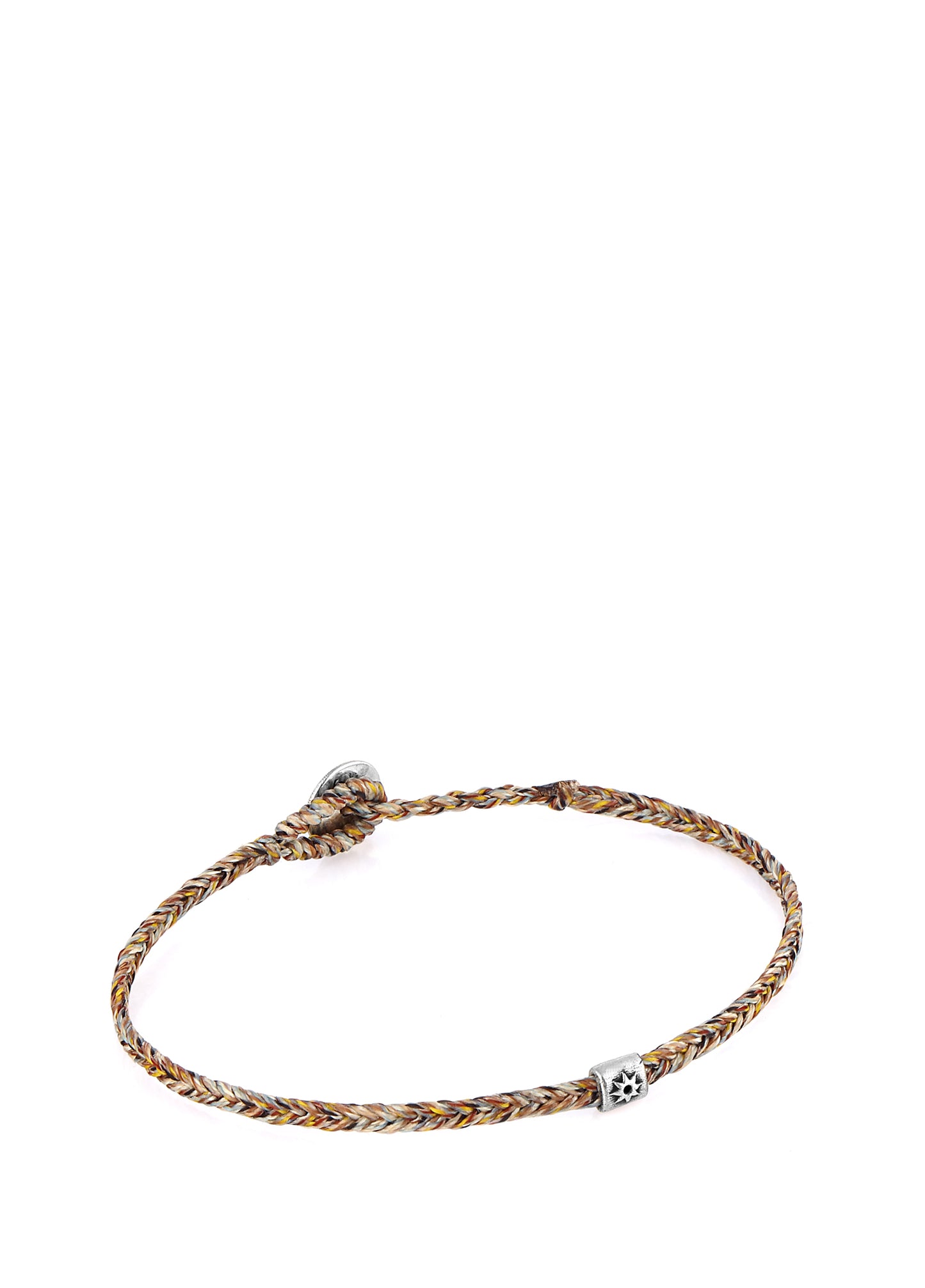 Men’s Life Orange Silver Bracelet