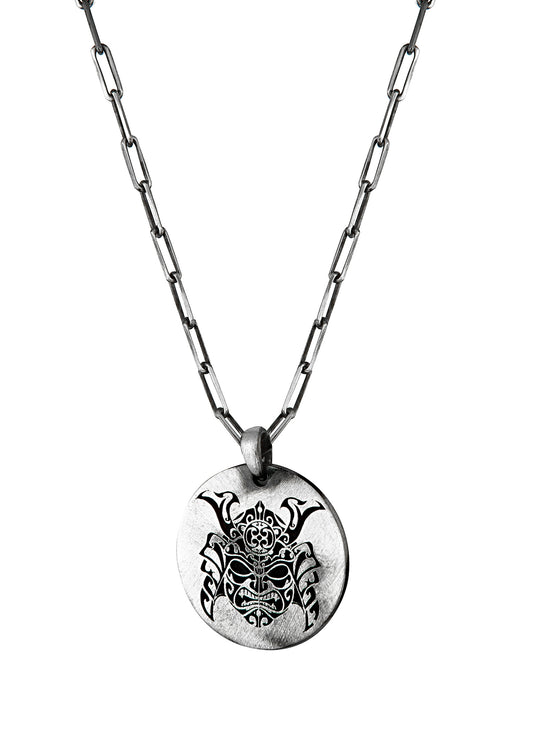 Men’s Samurai Silver Necklace