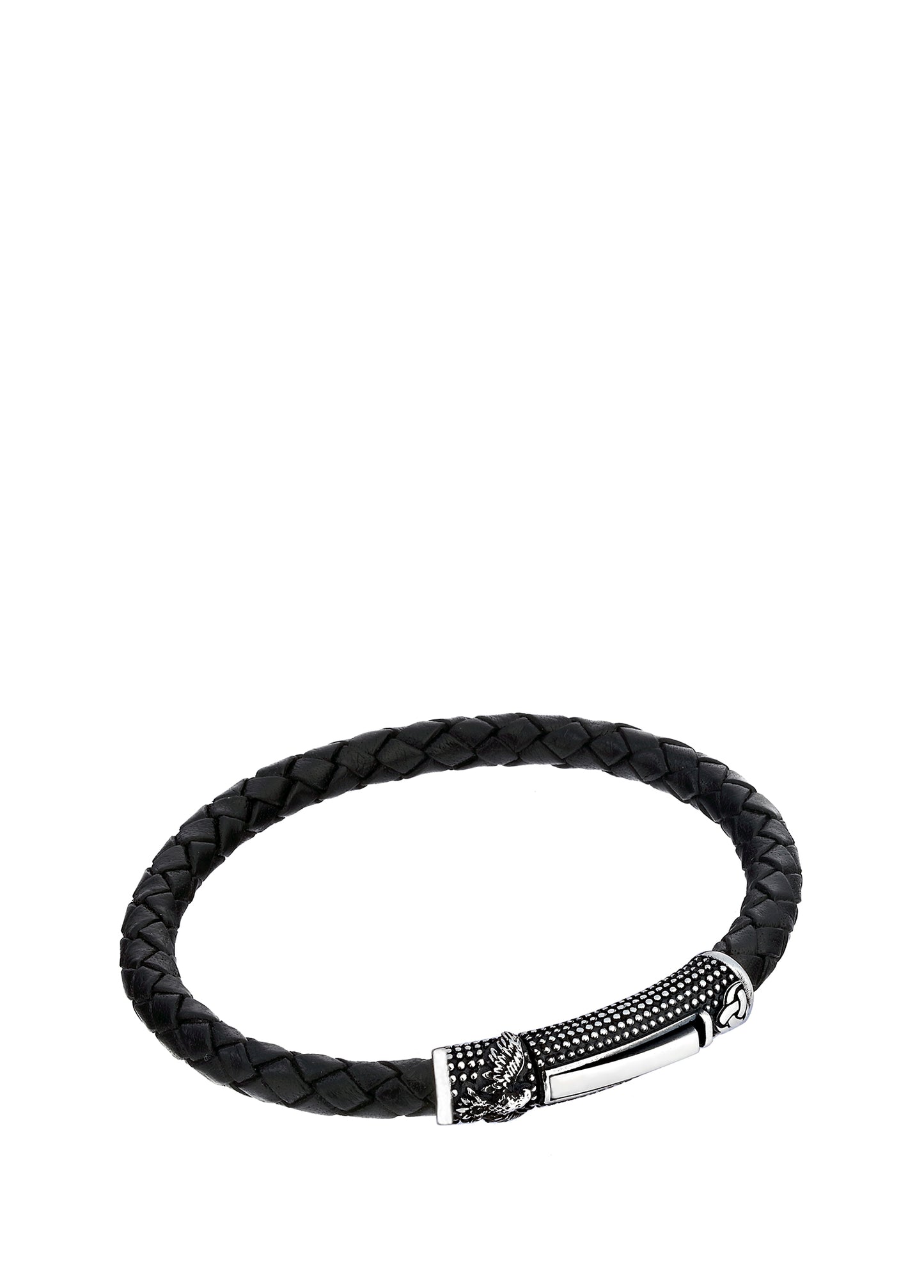 Men’s Black Silver Bracelet 3