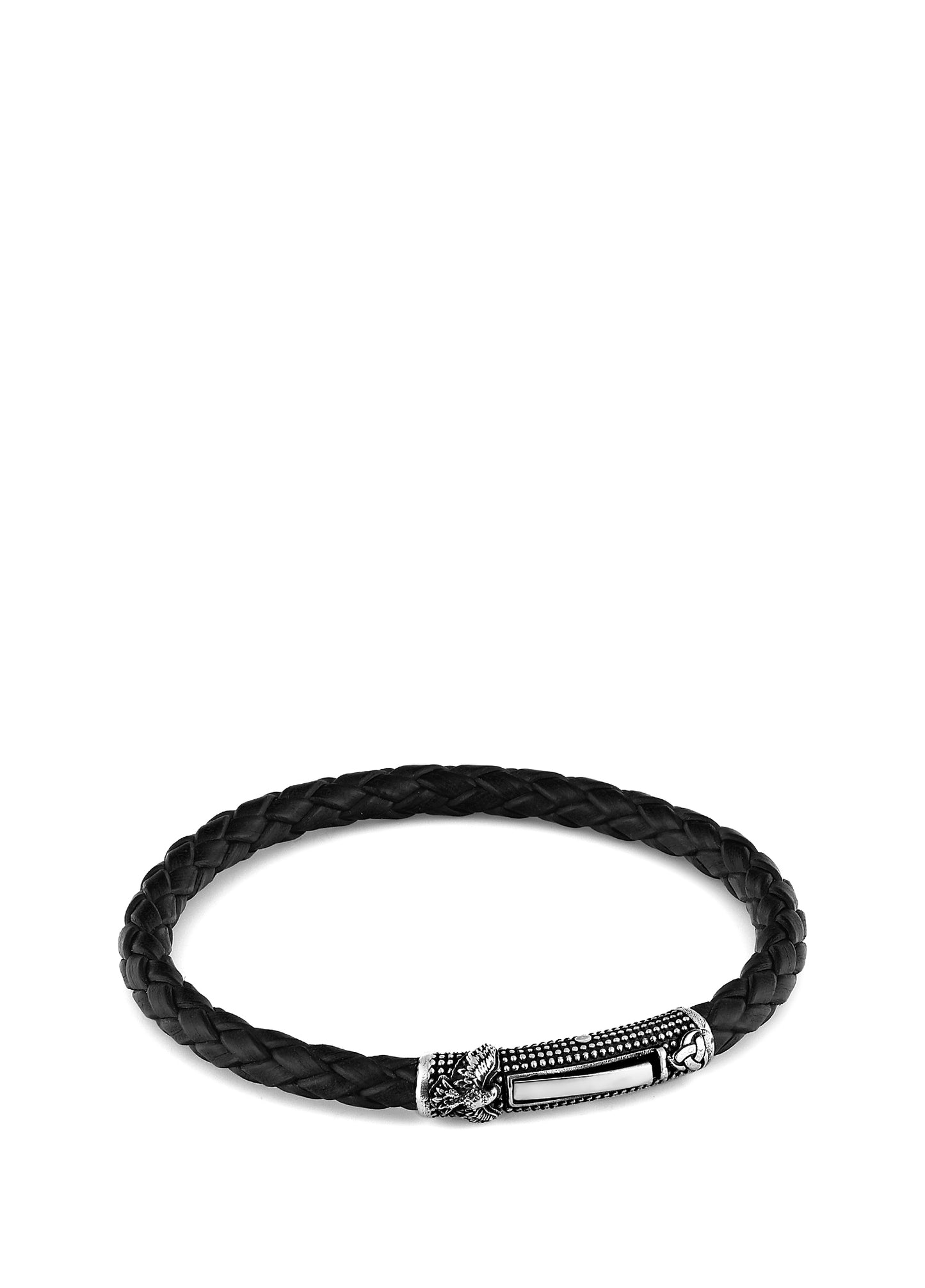 Men’s Black Silver Bracelet 2