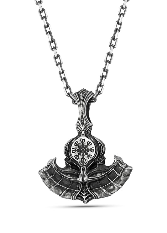 Men’s Axe of Perun Silver Necklace