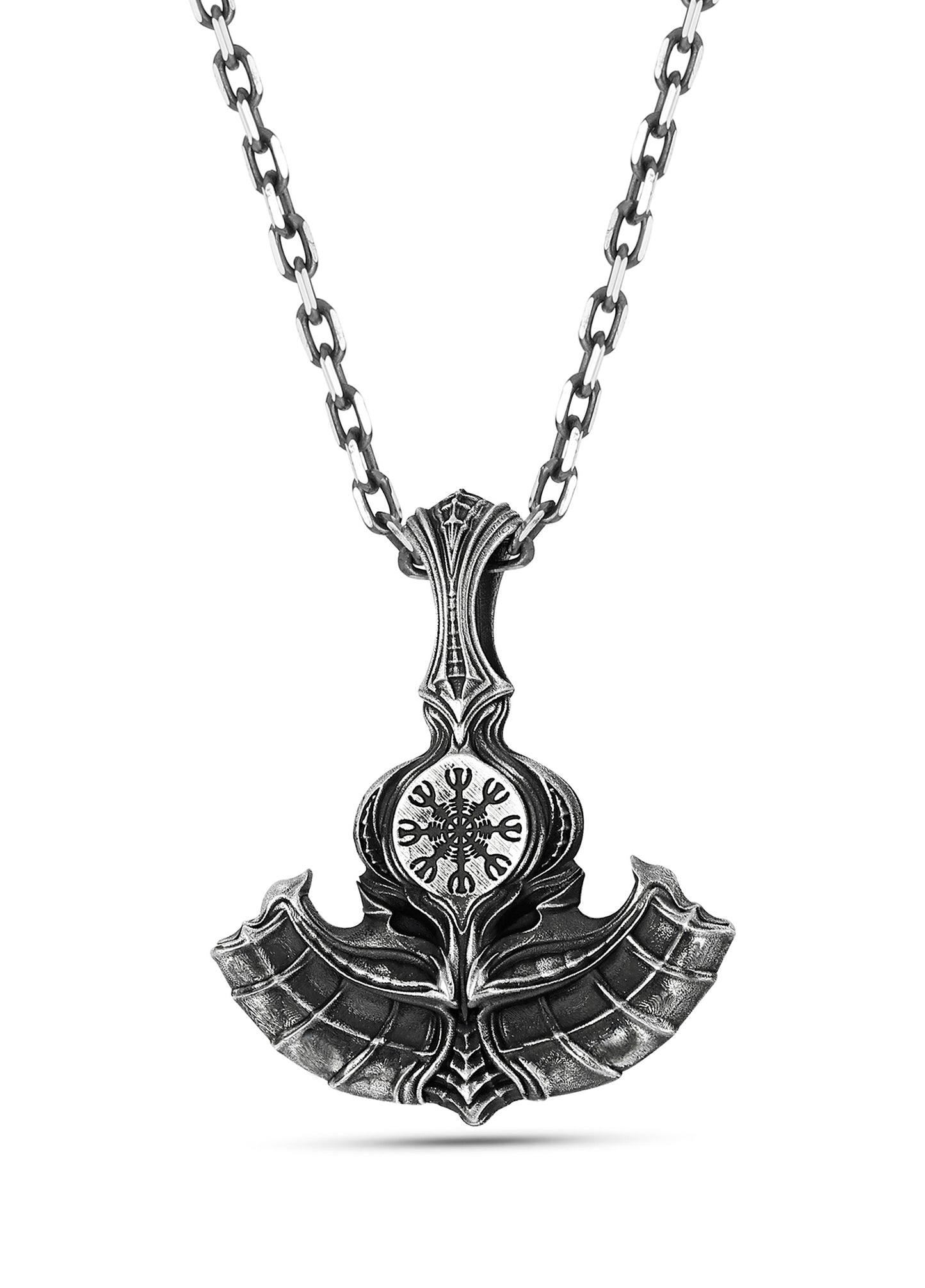 Men’s Axe of Perun Silver Necklace