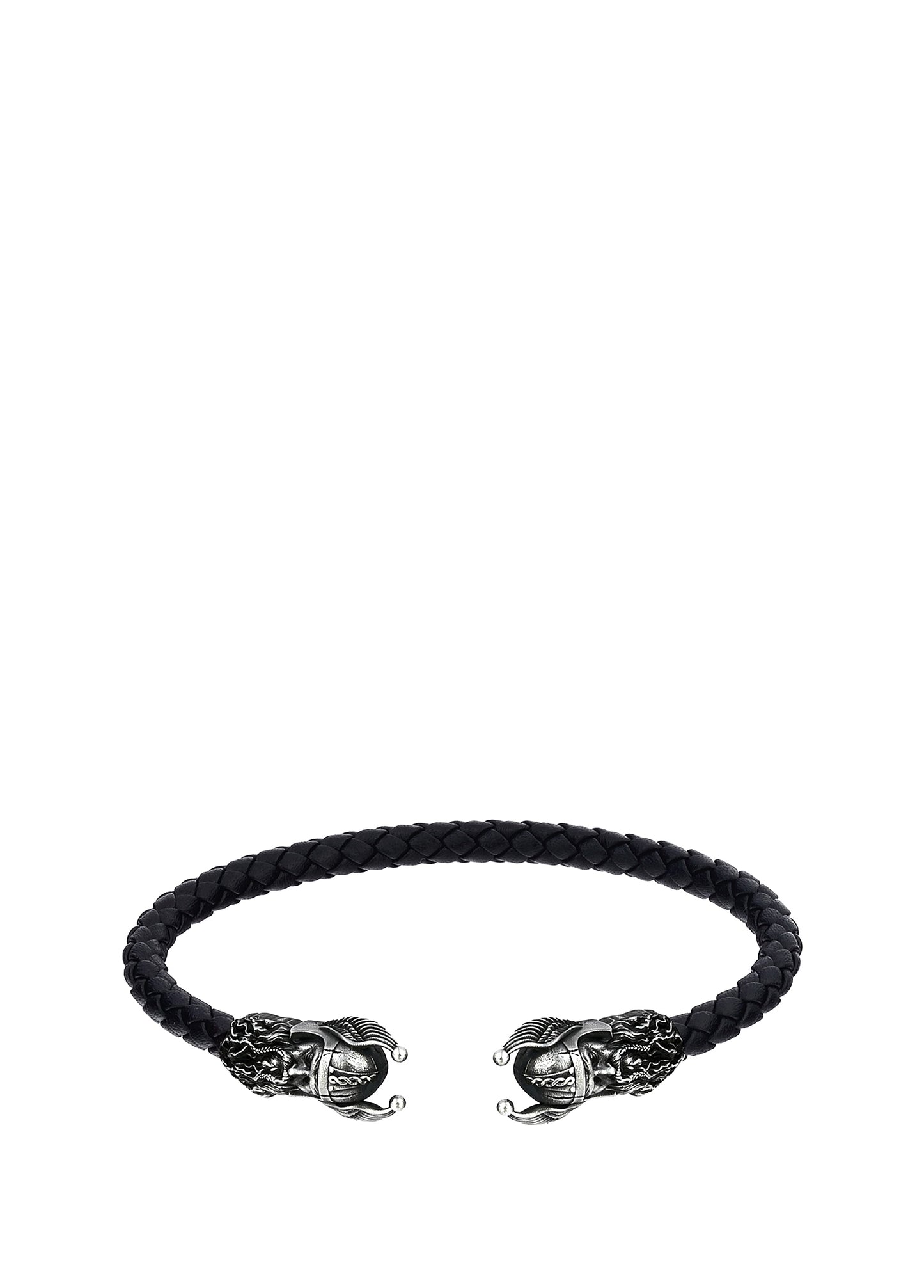 Men’s Black Silver Bracelet 7