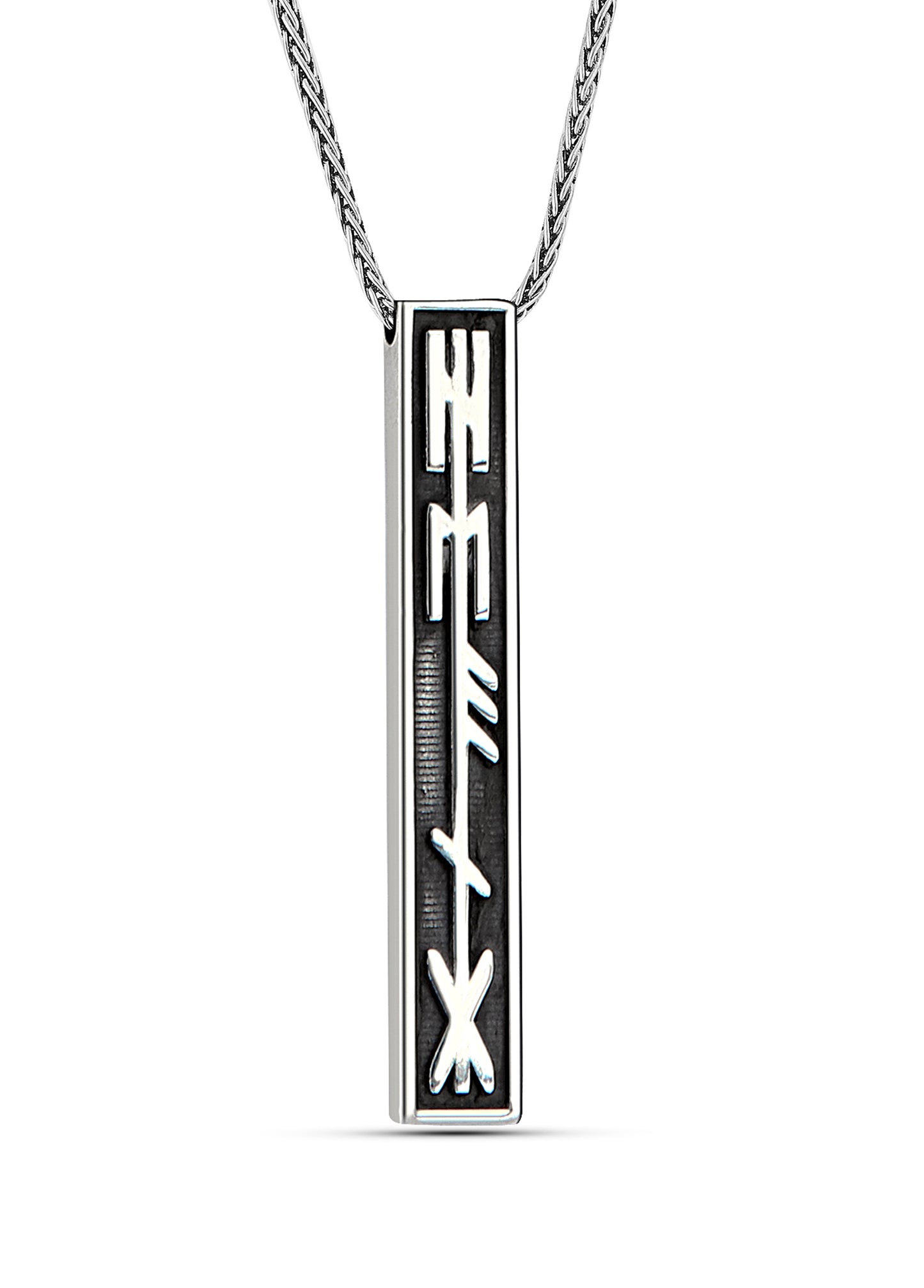 Men’s Healing 65cm Spg Silver Necklace