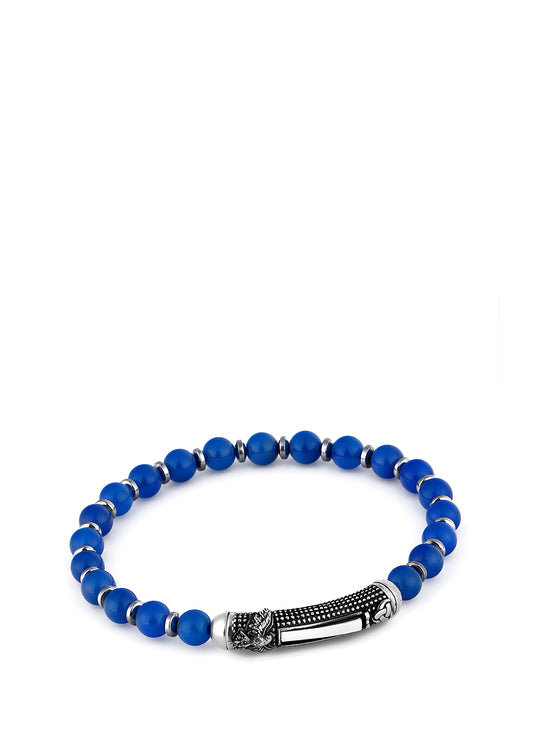 Men’s Single Lock M Eagle Silver Bracelet 3