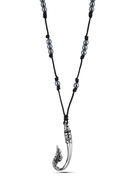 Men’s Hook Gs Hmt Silver Necklace