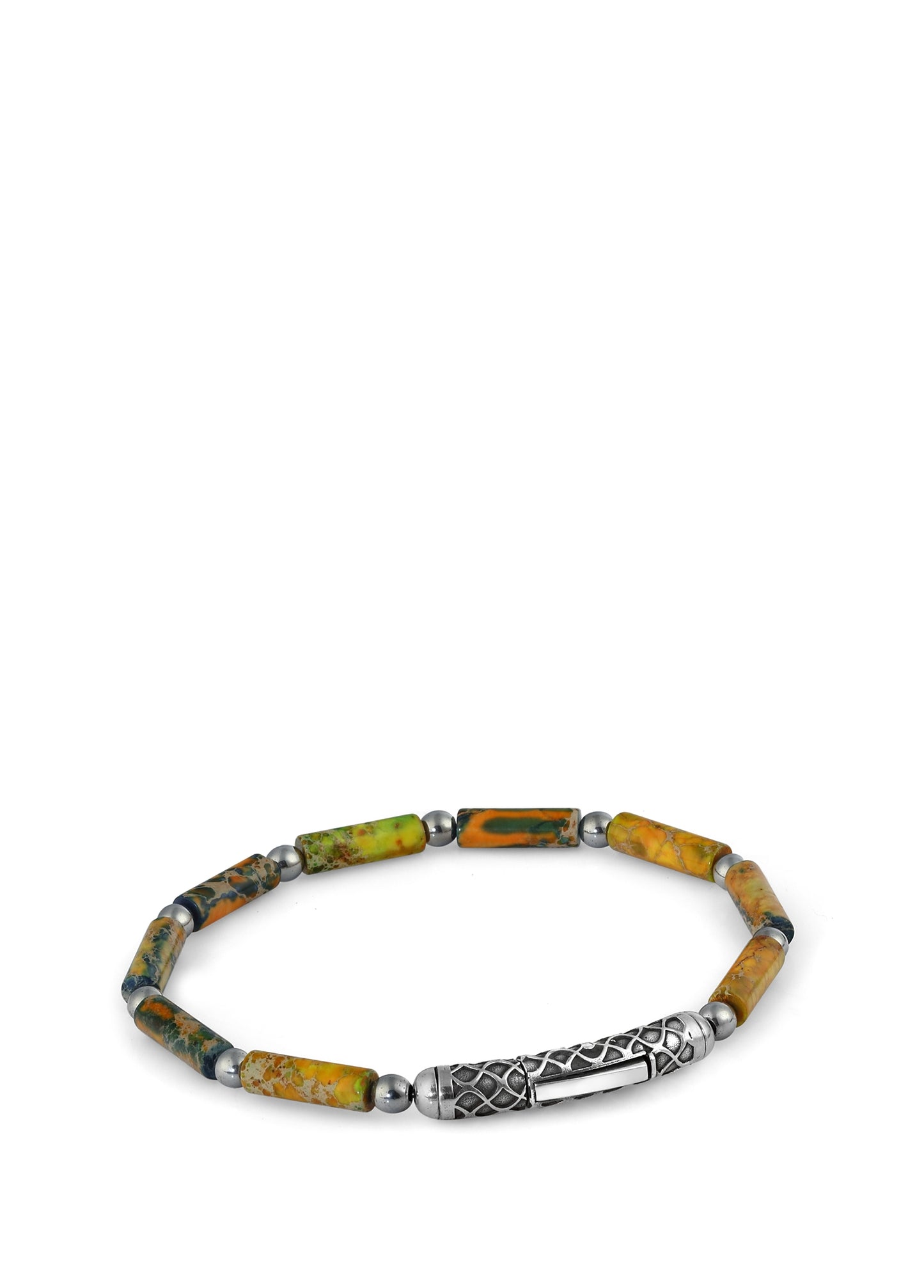 Men’s Sl-S Waves Pipe Vrst Silver Bracelet 9