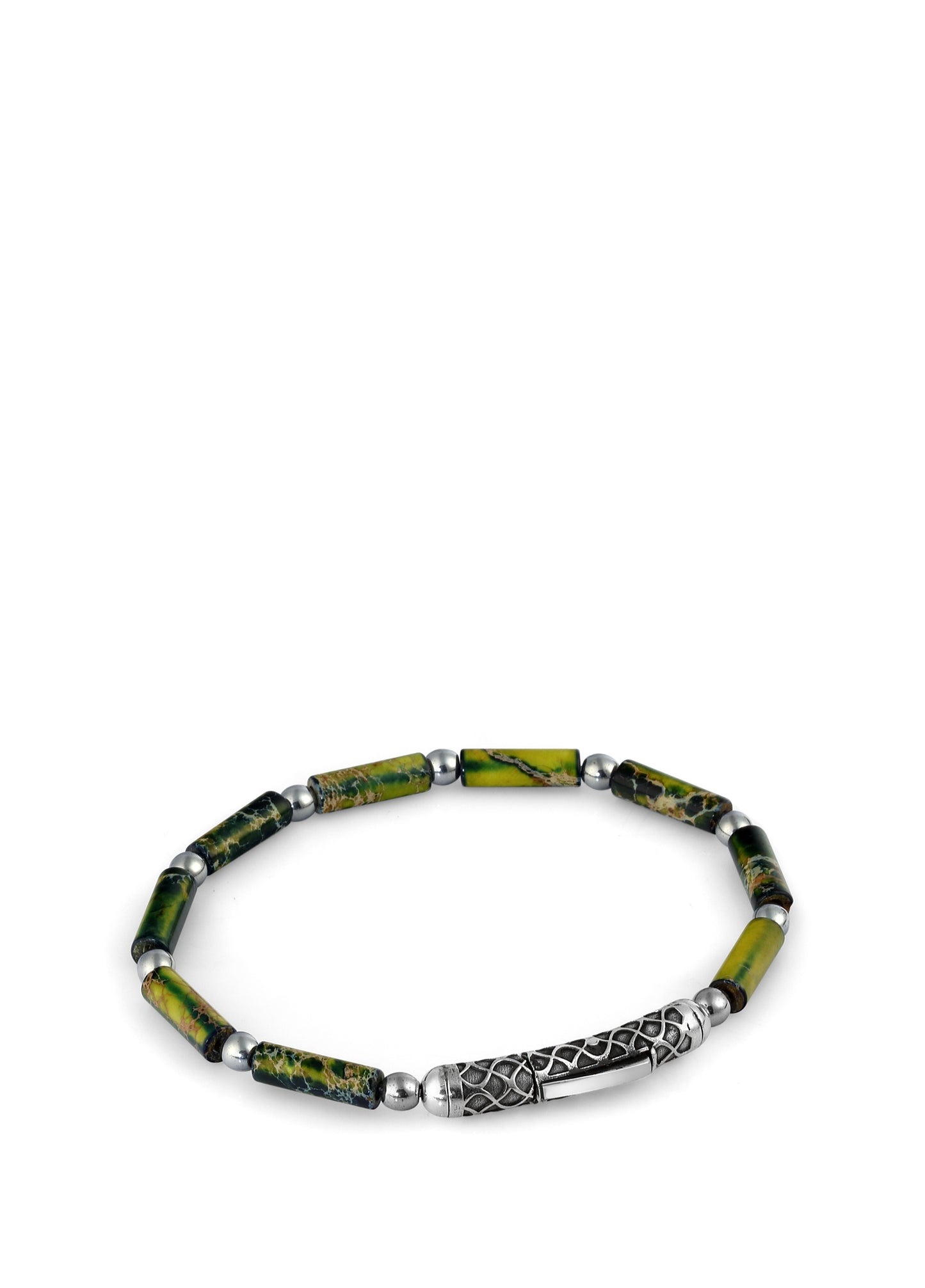 Men’s Sl-S Waves Pipe Vrst Silver Bracelet 7