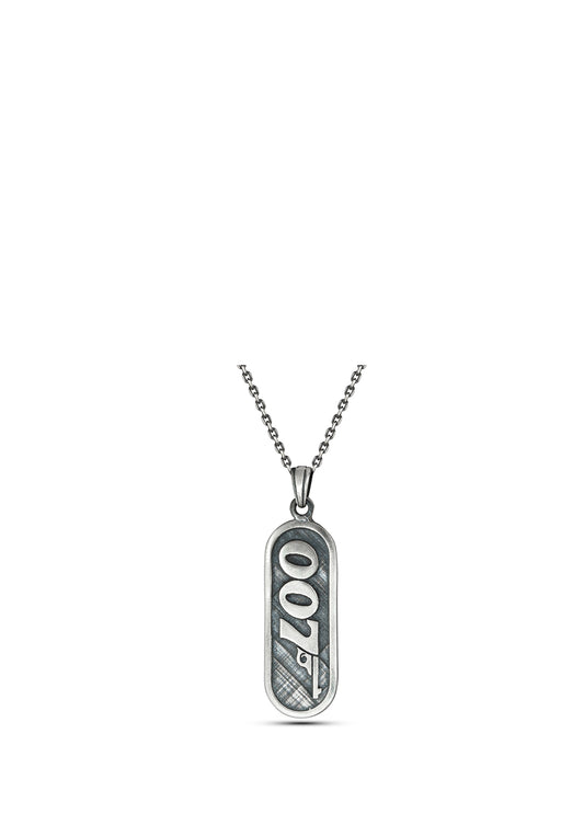 Men’s Oo7 Silver Necklace