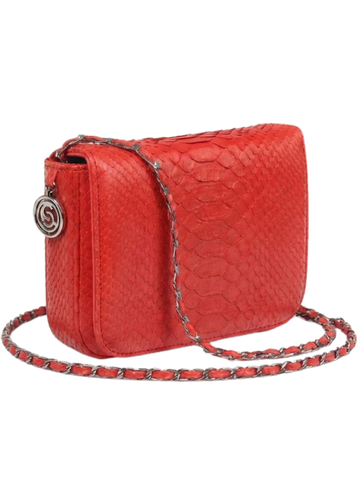 Downing Italian Python Leather Handbag