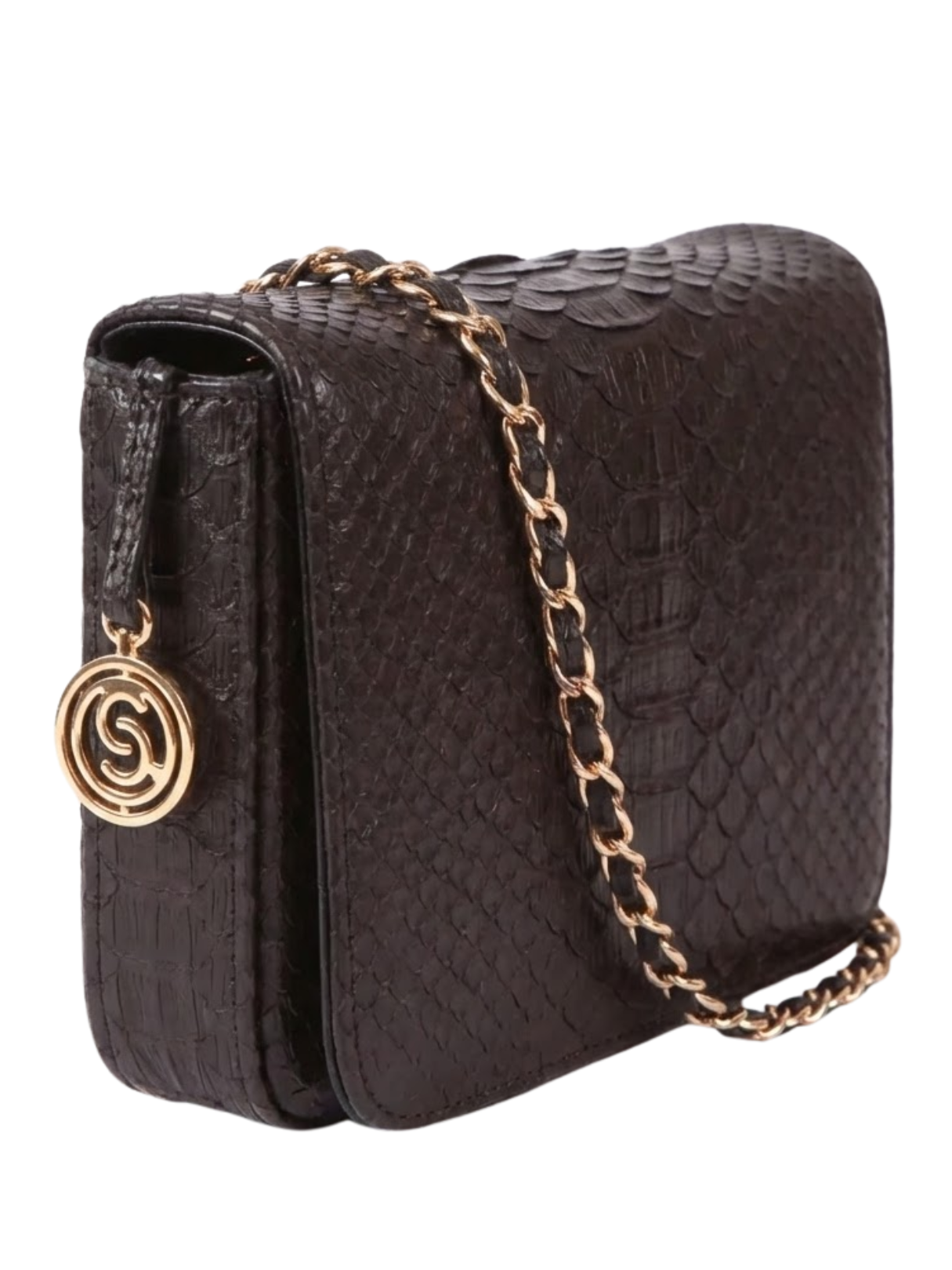 Downing Italian Python Leather Handbag