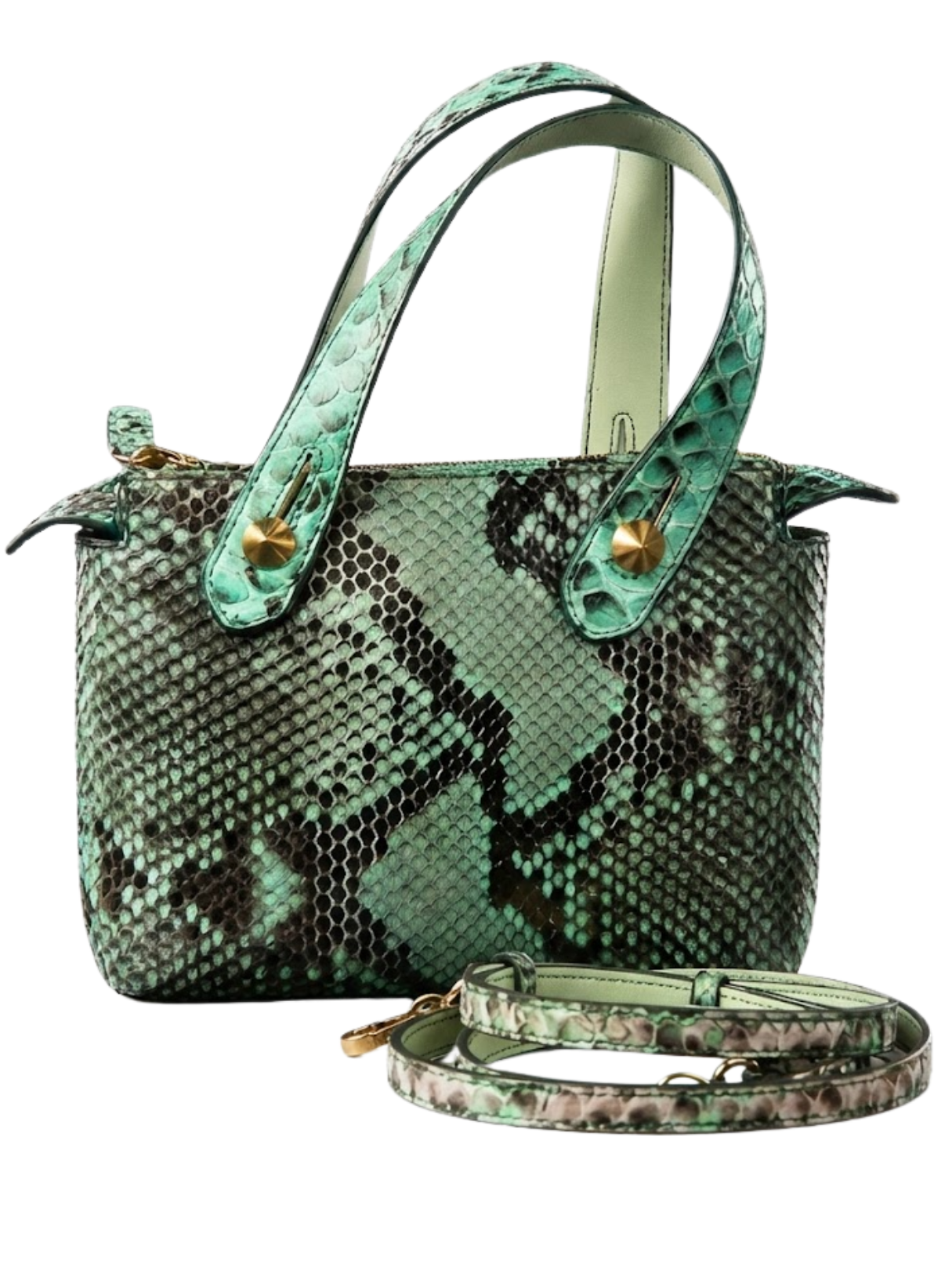 Angelic Italian Python Leather Handbag