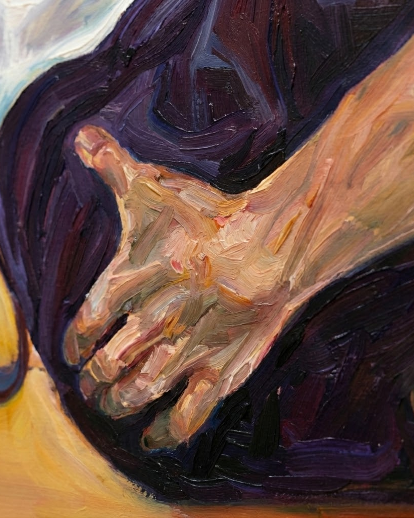 Love Transition 90×90cm Figurative Expressionism Surrealism Oil Painting