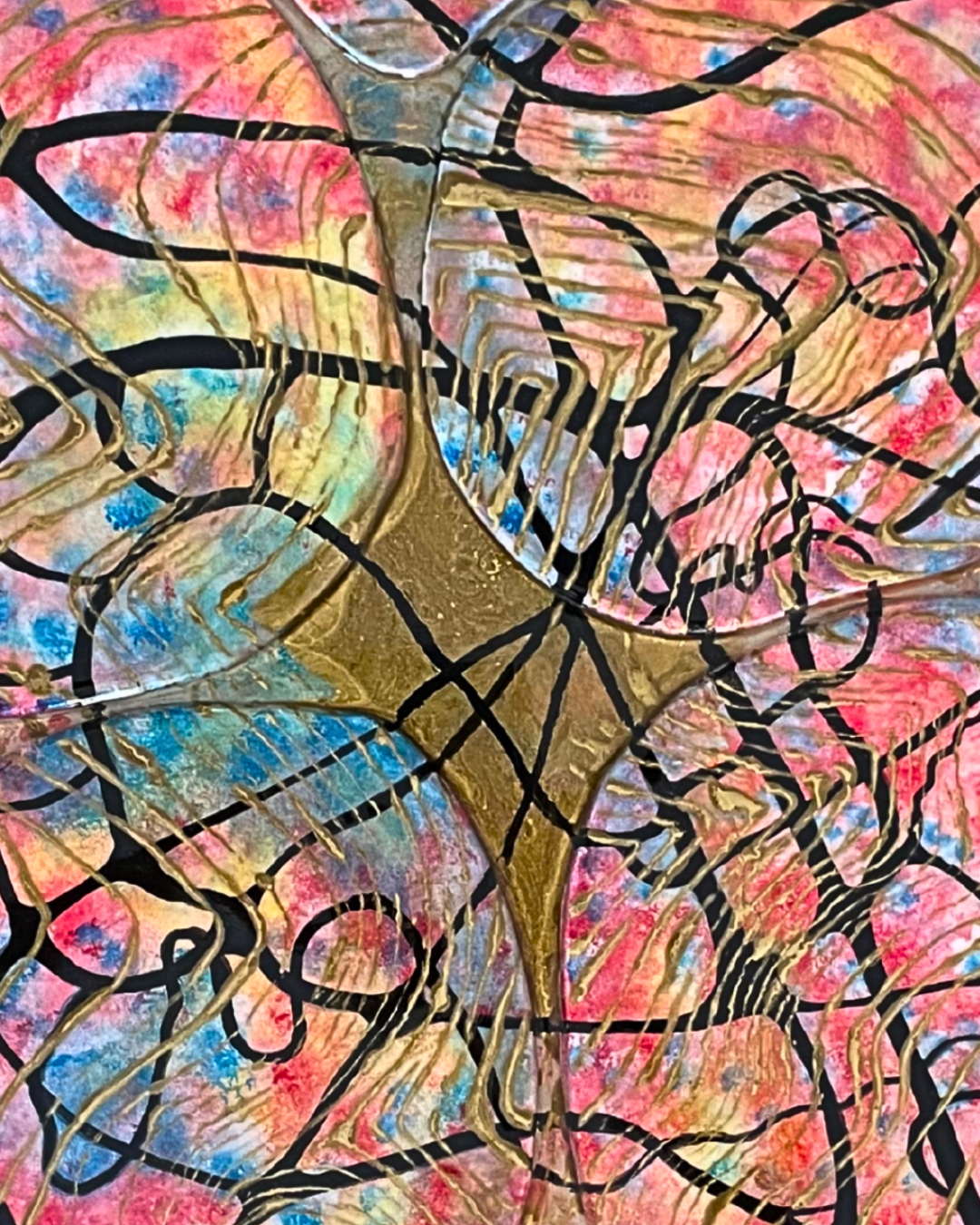 Transcendence Series ‘’Breathe’’ 64 x 53.5 cm Handmade Ceramic & Mixed Media Sculpture