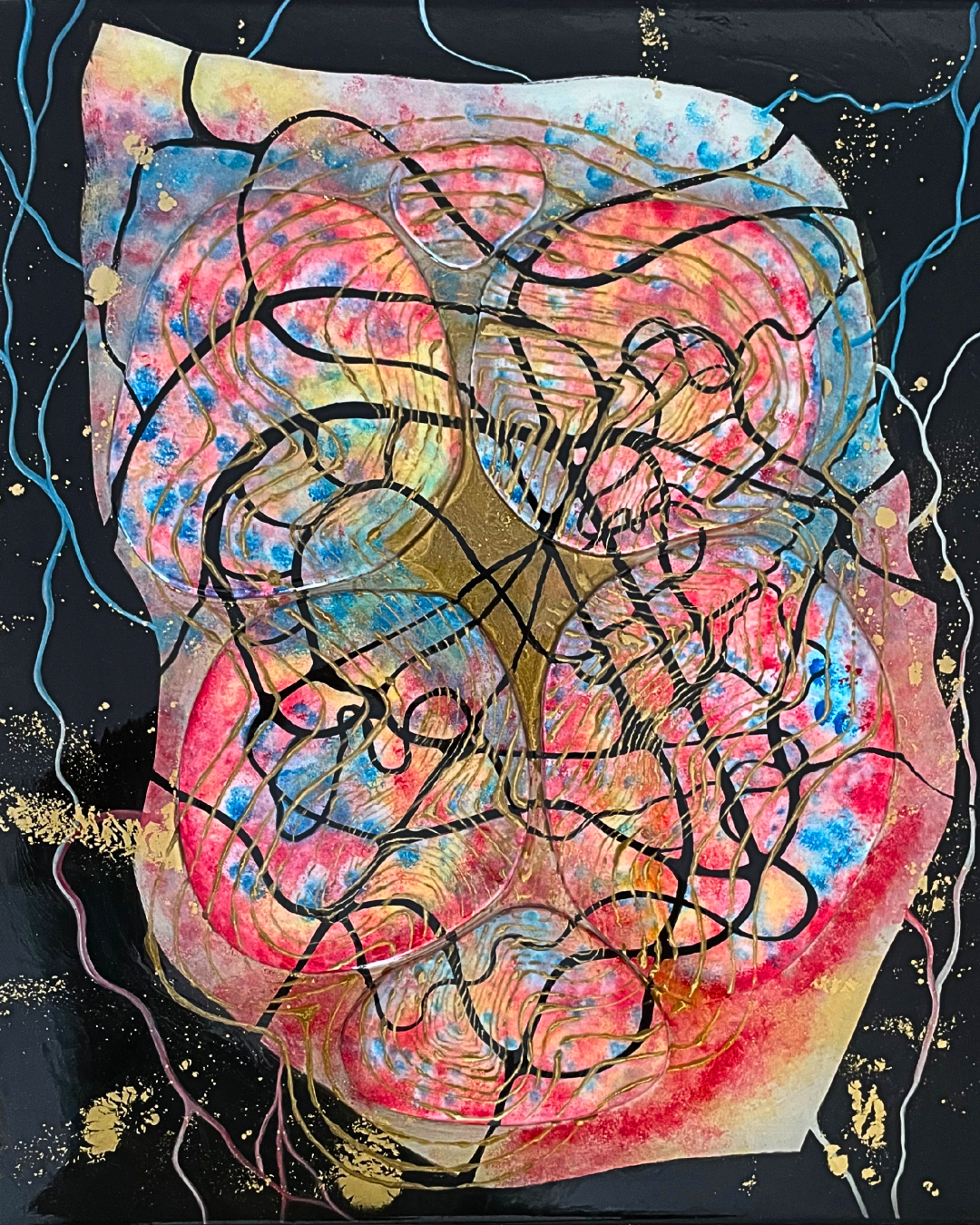 Transcendence Series ‘’Breathe’’ 64 x 53.5 cm Handmade Ceramic & Mixed Media Sculpture